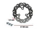 Malossi Whoop féktárcsa 190mm Yamaha / Piaggio / Peugeot / CPI Malossi Fékrendszer és alkatrészei Fékbetétek, fékpofák és féktárcsák Féktárcsák