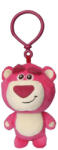 Disney Játékháború Lotso Pink 3D plüss figura akasztóval, táskadísz 13 cm (CEP2600003116B)