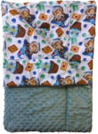  Minky kétoldalas takaró bagolymágus + zsálya minky 90x230cm