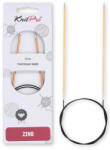 KnitPro Zing - fém fix körkötőtű - 80cm - 2.25 mm