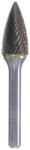 ABRABORO Keményfém turbómaró 12x55/10, 8mm "G" alakú, hegyesvégű ívelt, inox-fogazattal (020348119019)