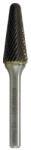ABRABORO Keményfém turbómaró 10x70/25mm "L" alakú, gömbvégű kúp kivitel, inox-fogazattal (020348119024)