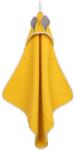 Infantilo Prosop de baie cu gluga Waffle Bunny 80x80 cm Infantilo IF2511 (Culoare: Albastru Inchis) Prosop