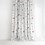 Goldea draperie de crăciun luca - crăciun tradițional 160x150 cm