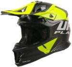 UFO PLAST Casca motocross UFO INTREPID BLACK/NEON YELLOW MATT
