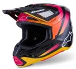 Alpinestars Casca motocross ALPINESTARS SM7 RISE BLK/YL/PINK