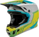 FLY RACING Cască motocross FLY RACING Formula CC Strike- Gri/Verde/Teal