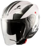 A-PRO Casca pentru scuter Apro york, Alb/Gri