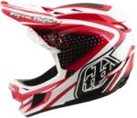 Troy Lee Designs Cască de bicicletă Troy Lee Designs D4 Polyacrylite Helmet MIPS The Line Fire / White