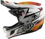 Troy Lee Designs Cască de bicicletă Troy Lee Designs D4 Composite Helmet MIPS Lined Up White