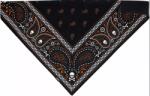 ZANheadgear Bandana SPORTFLEX SERIES BLK/ORNG/WHT