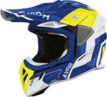 Airoh Casca motocross AIROH AVIATOR ACE 2 SHIELD BLUE/YELLOW