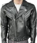 ROADER Vesta moto din piele ROADER ROCK BLACK
