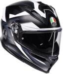 AGV Cască K7 MPLK GLIMPSE MATT BLACK/WHITE
