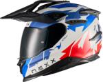 NEXX Cască de aventură NEXX Y. TRAVL PRIMAL BLUE RED