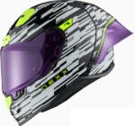 NEXX Casca NEXX X. R3R GLITCH RACER WHITE/NEON