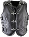 ROADER Vesta moto de piele BLACK ROCK