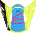 Alpinestars Cozoroc pentru casca motocross ALPINESTARS Supertech M10 UNIT YL/BK