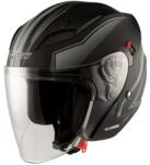 A-PRO Casca pentru scuter Apro york matt, Negru/Gri