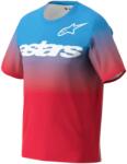 Alpinestars Tricou de ciclism ALPINESTARS SS A-DURA ASTARS 2.0 ROȘU/ALBASTRU STRĂLUCITOR