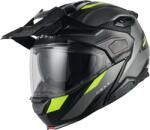 NEXX Cască adventure NEXX X. LIFECOUNTRY TERRA GREY/NEON