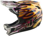 Troy Lee Designs Cască de bicicletă Troy Lee Designs D4 Carbon MIPS Overspray Gold / Black