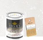 Torodecor Vopsea Decorativă Perla Luxury Alb Grecesc Perlat cu Nisip Mediteranean 2.5 Litri - Pensulă inclusă (PLP25024)