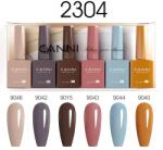 CANNI HEMA FREE UV/LED gél lakk szett 6x9ml - 2304 - Boho Chic Palette