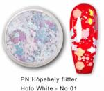  PN Hópehely flitter - Holo White - No. 01