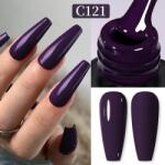 BORN PRETTY Pro UV/LED HEMA FREE gél lakk 15 ml - C121 - Dark Purple