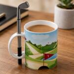 OOTB Cană de golf cu pix și minge
