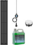 Cerano - Arlen fürdőszobai elektromos radiátorszett - WIFI - 600W - matt fekete - 1800x300 mm (CER-435972)