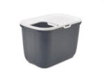 SAVIC | Hop In | macska WC - fehér-antracit, macskáknak - 58, 5 × 39 × 39, 5 cm - 1 db