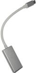 Spacer CABLU video SPACER, adaptor USB 3.1 Type-C (T) la DisplayPort (M), 15cm, rezolutie maxima 4K UHD (3840 x 2160) la 60 Hz, silver "SP-CM-DPF-01" (timbru verde 0.18 lei) (SP-CM-DPF-01)