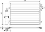 VALEO Condensator, climatizare VALEO 814051 (814051) - automobilus