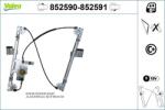 VALEO Mecanism actionare geam VALEO 852590 (852590)