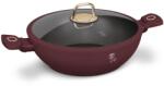 Berlinger Haus Wok serpenyő fedővel Leonardo 30cm 55402 (BH/8035)