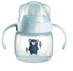 Tommee Tippee Pahar anti-vărsare cu duză moale Soft Spout 150 ml, 4 luni+ BACSHIELD albastru Ursuleț TT. 0287