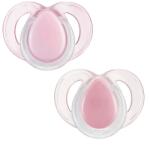 Tommee Tippee Suzete ortodontice Night Time (6-18 luni) 2 buc. roz TT. 0277