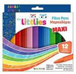 The Littlies Jumbo színes filctoll szett, 12 színben (000646034)