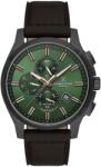 Daniel Klein Ceas barbatesc Daniel Klein Exclusive DK. 1.14349-6, cadran verde, curea maro (DK.1.14349-6) Ceas
