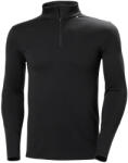 Helly Hansen Lifa Merino Midweight 1/2 Zip férfi funkcionális póló XL / fekete