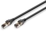 ASSMANN Patch Cord Digitus by Assmann DK-1644-A-100-OD-10, S/FTP, Cat. 8.1, 10 m, Black, 10 bucati (DK-1644-A-100-OD-10)