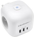 Qoltec 3 Plug + 3 USB (52548)
