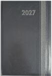 Alisca Agendă ALISCA Rebel, cusută, format A/5, pagini albe, coperți gri, 2027 (260601/VSZ)