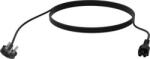 Vision Cablu alimentare VISION 3m Negru, tip Floare Patrata (TC 3MUKCVLF/BL)