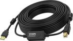 Vision Cablu USB 2.0 negru de 10m (TC 10MUSB+/BL/2)