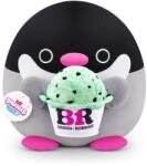 ZURU Snackles, Seria 2, Penguin (Baskin Robbin), Jucărie din pluș, Moale și confortabil, cu accesoriu de marcă de gustare licențiat, Mare (40 cm), Cutie maro, (Penguin) - 77606G (77606G)