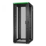 APC by Schneider Electric Easy Rack 800mm/42U/1200mm, tetővel, kerekekkel, lábakkal és 4 konzollal, oldalsó panelek nélkül, fekete (ER8220) (ER8220)