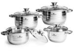 BLAUMANN Set de oale din inox cu bază în 5 straturi, 8 piese 54945 (BL-3861W)